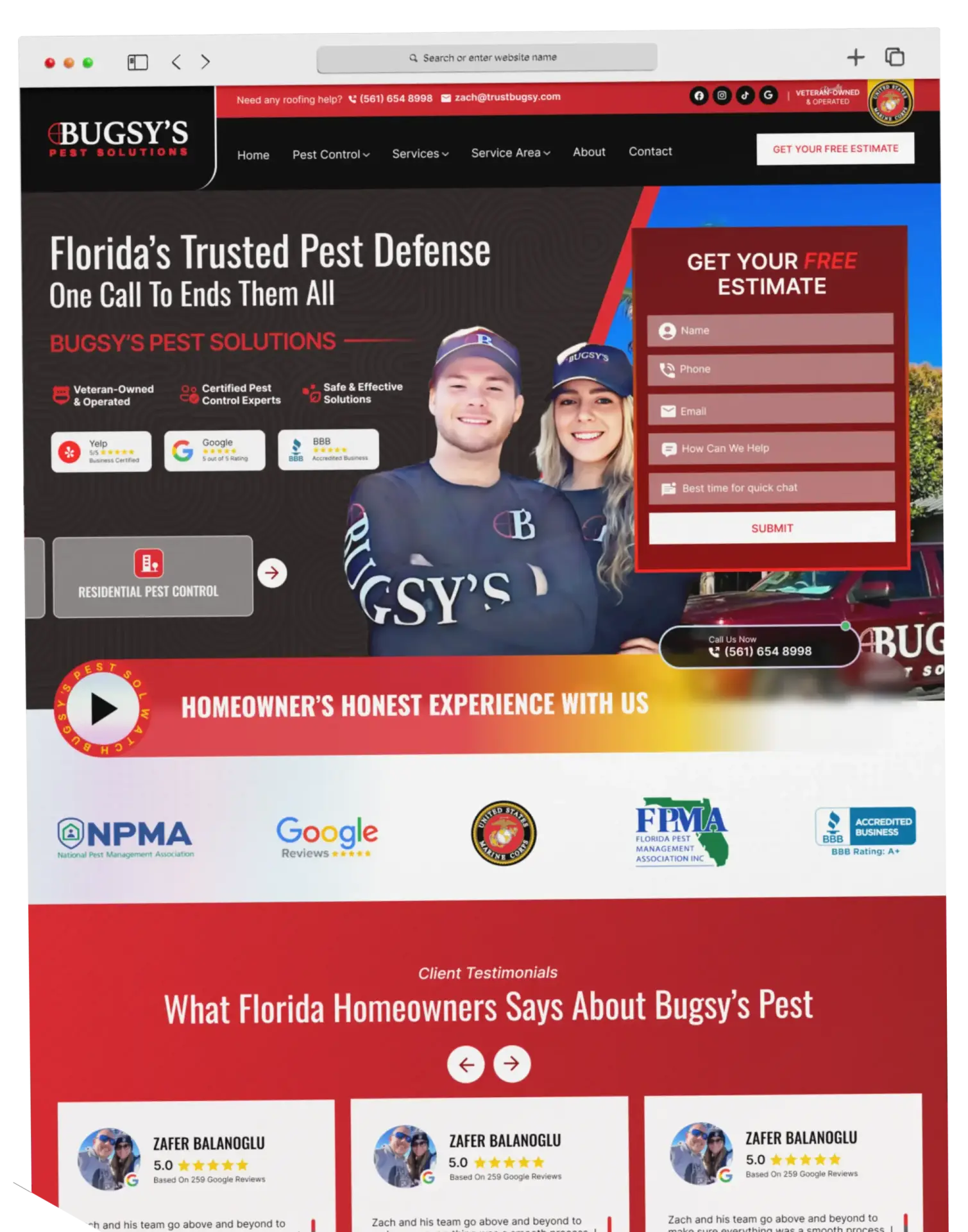 website page